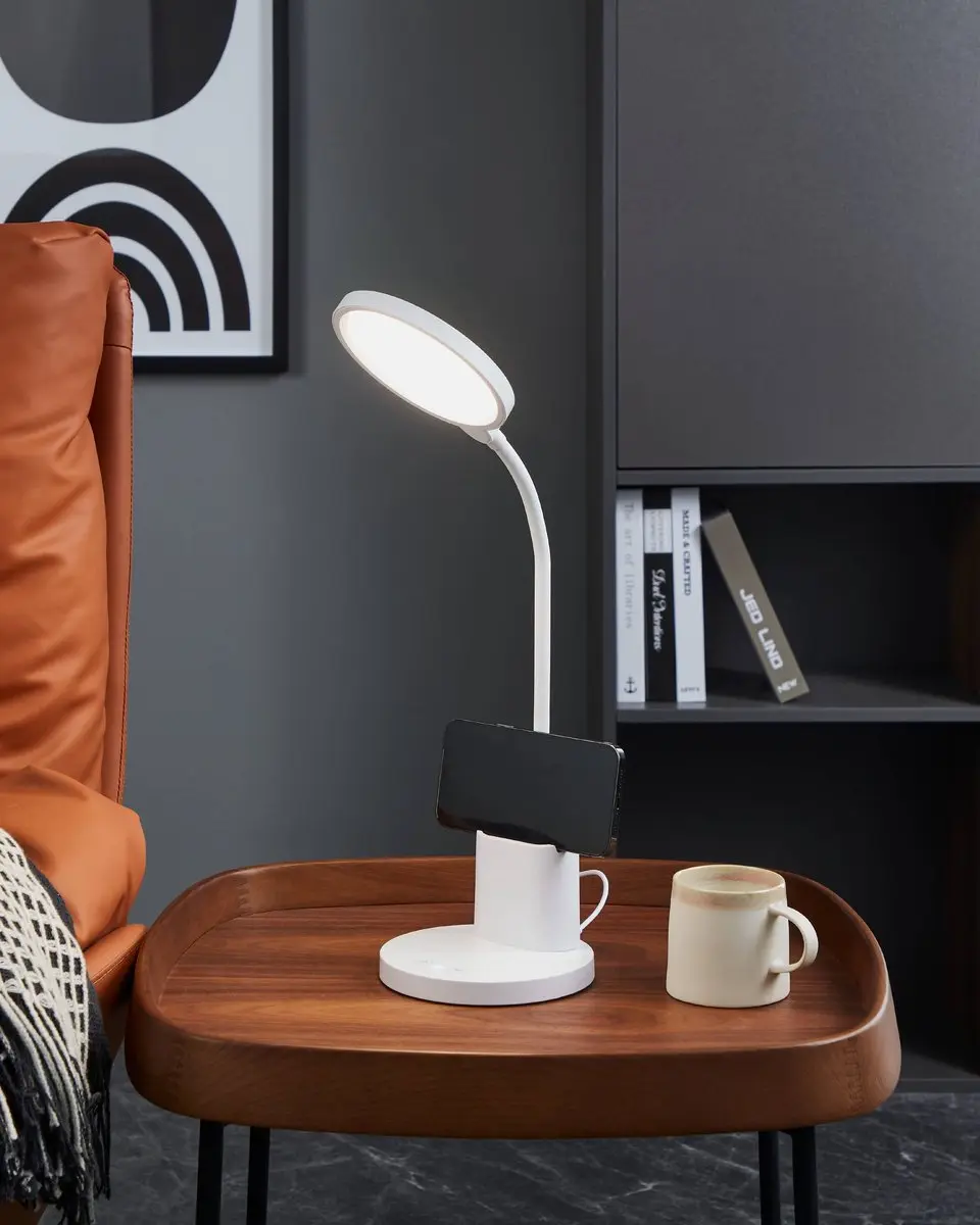 Eglo Brolini Draadloze LED Tafellamp Wit - 15cm - afbeelding 6 van 6