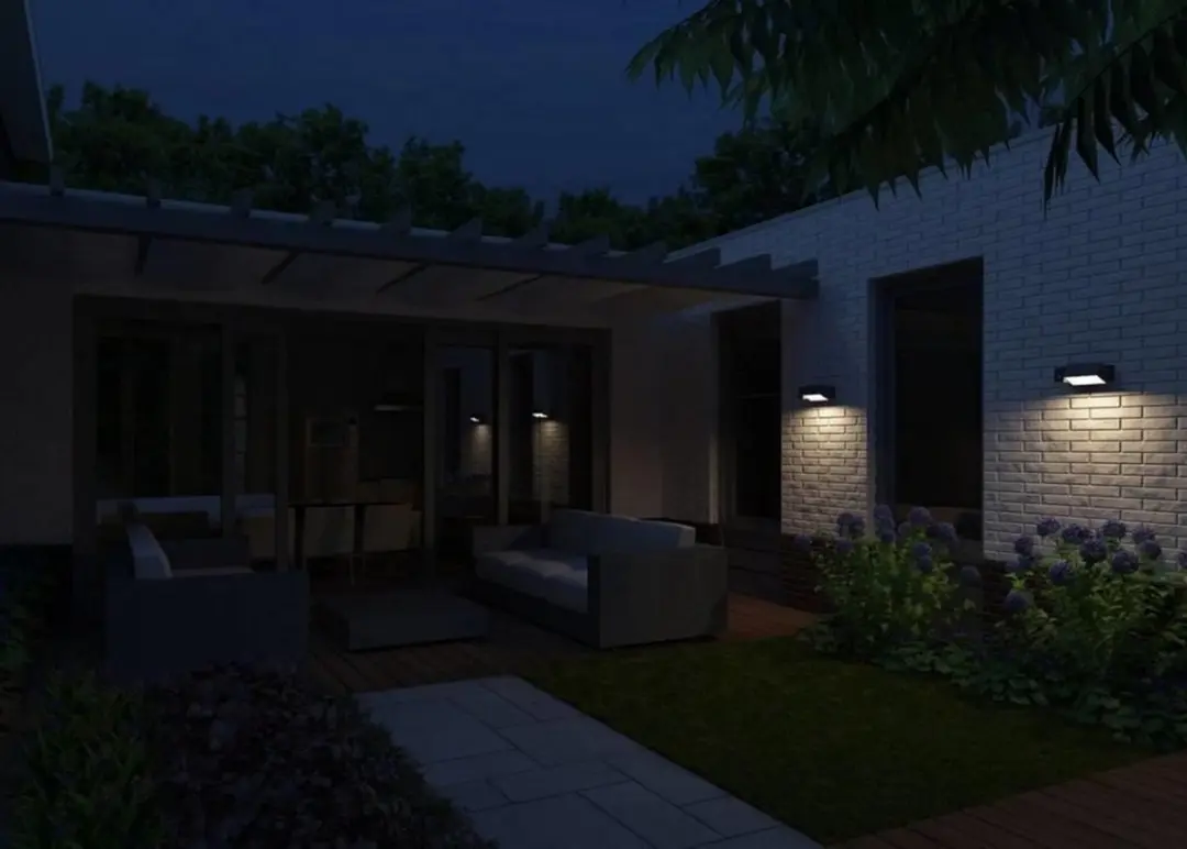 Philips myGarden Border Wandlamp 23W - 1 Lichtpunt - Grijs