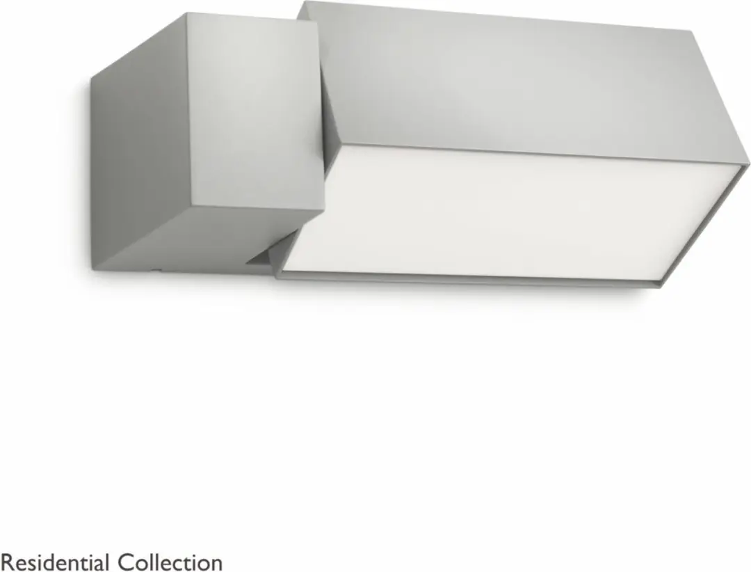 Philips myGarden Border Wandlamp 23W - 1 Lichtpunt - Grijs