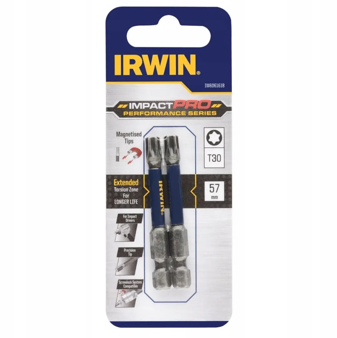 Irwin Impact Pro TX30 Schroefbits 2 Stuks