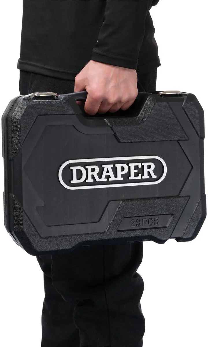 Draper HI-TORQ 1/2" Doppen- en Ratelset 23-delig
