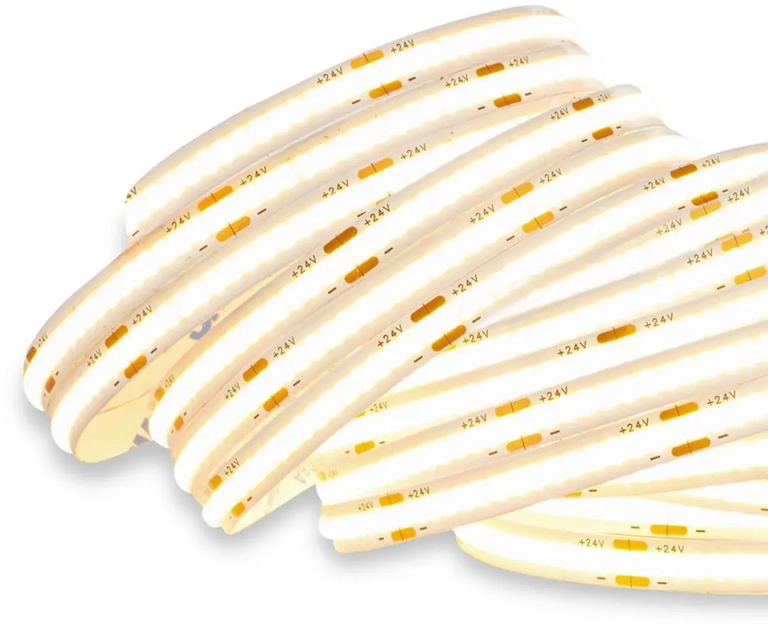 Briloner Cob LED Strip 5m - Warm Wit 3000K - Met Afstandsbediening