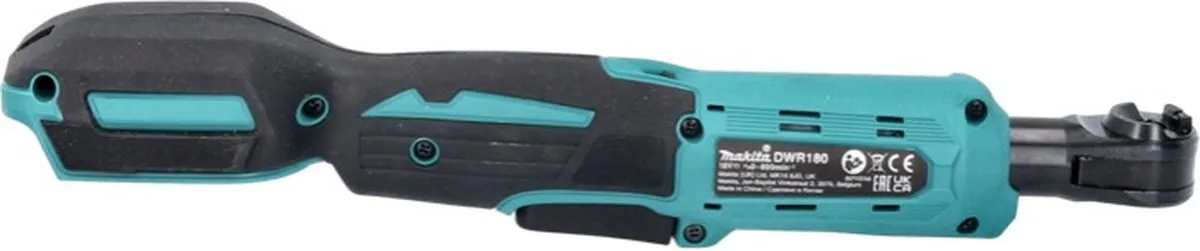 Makita DWR 180 ZJ Accu-ratelsleutel 47,5 Nm - 1/4" 3/8" - Turquoise/zwart - afbeelding 4 van 5
