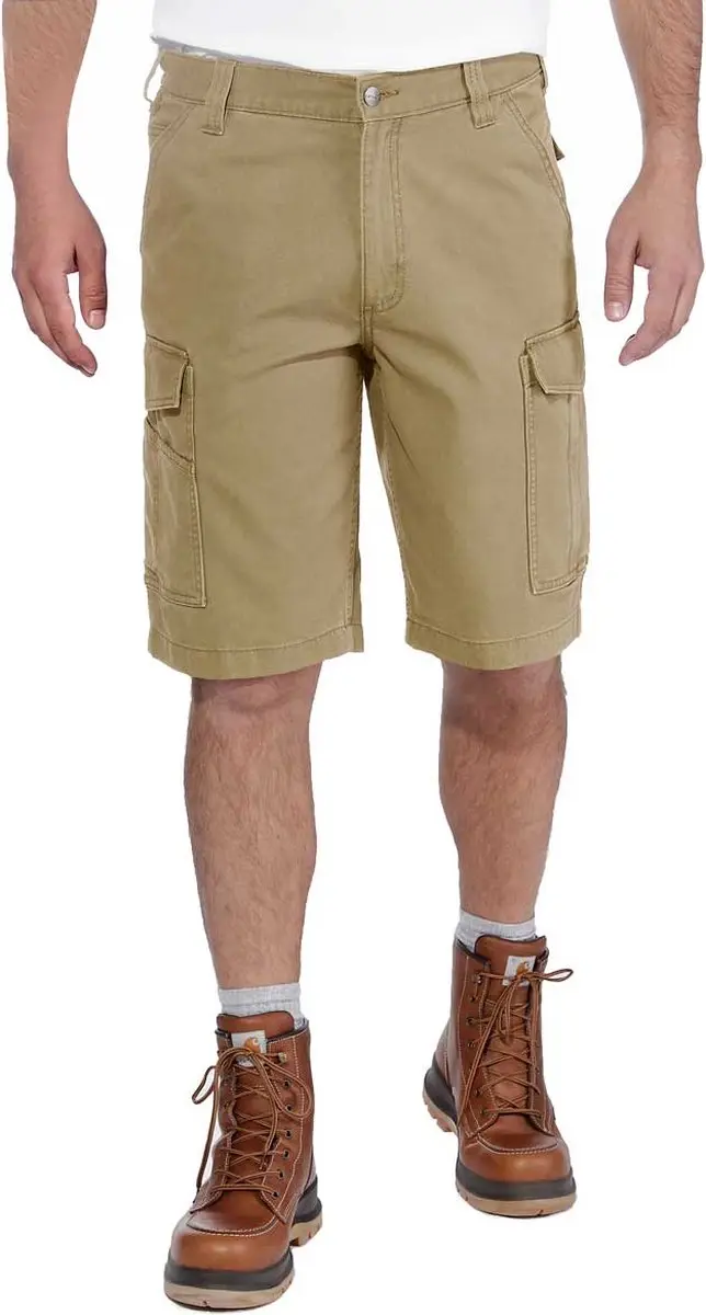 Carhartt Rugged Flex Canvas Cargo Short - L - Donker Khaki