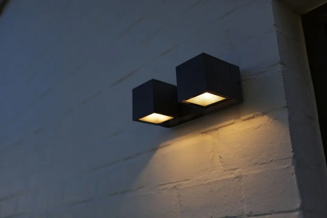 Lutec Fari LED Wandlamp Buiten 1200lm 3000K - Donkergrijs