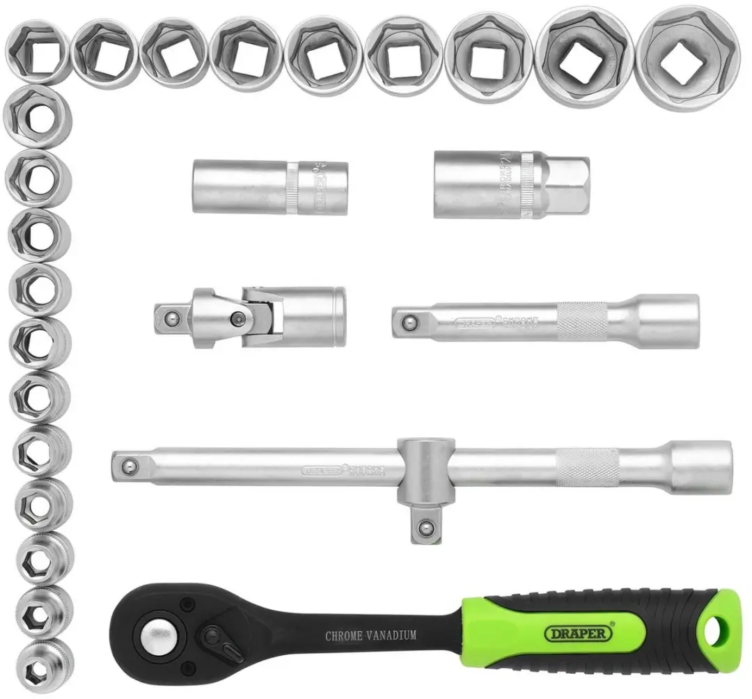 Draper HI-TORQ 1/2" Doppenset 27-delig