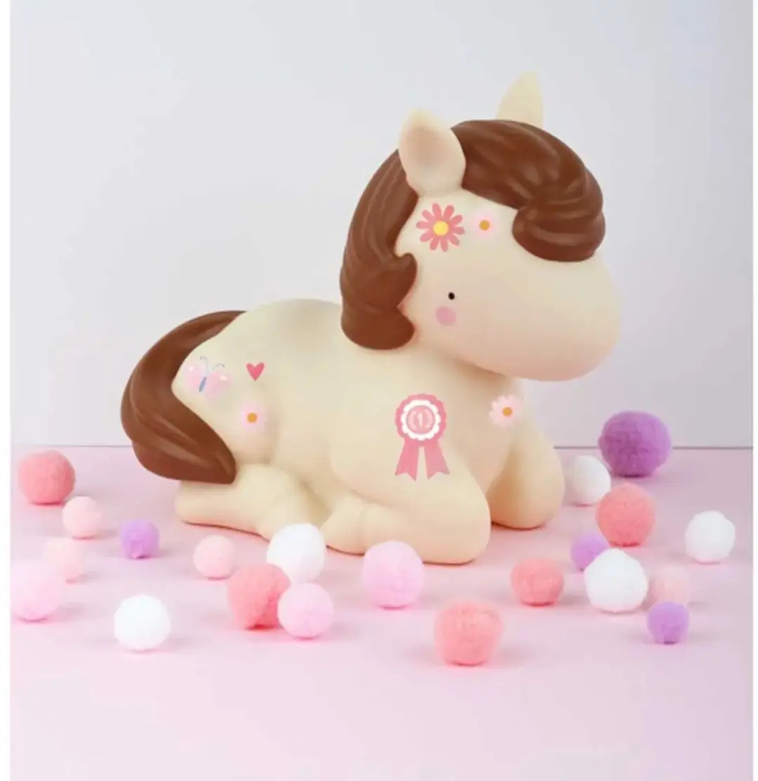 A Little Lovely Company Nachtlamp Paard - Multicolour
