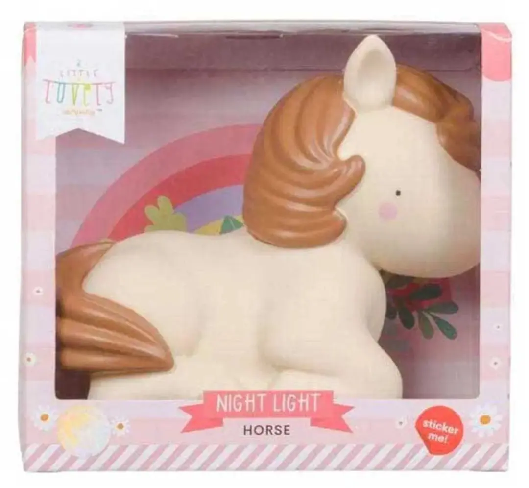 A Little Lovely Company Nachtlamp Paard - Multicolour