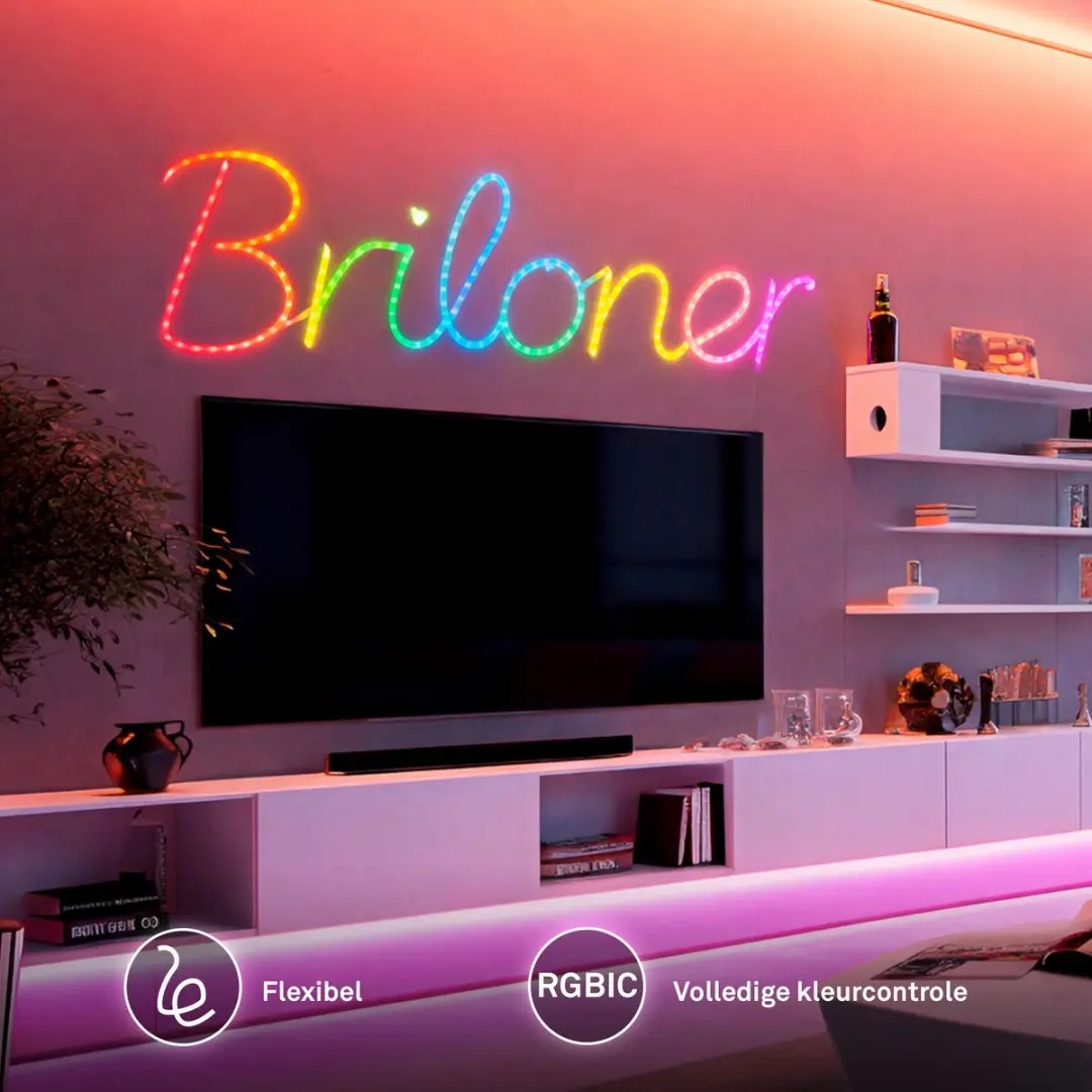 Briloner LED Strip 5m RGBIC - met afstandsbediening