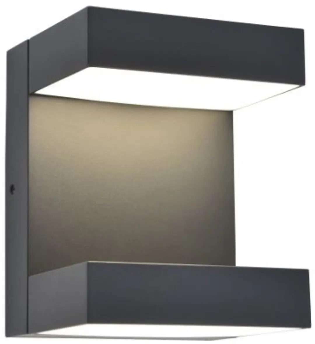 Lutec Twisto LED Wandlamp Buiten 1000lm IP65