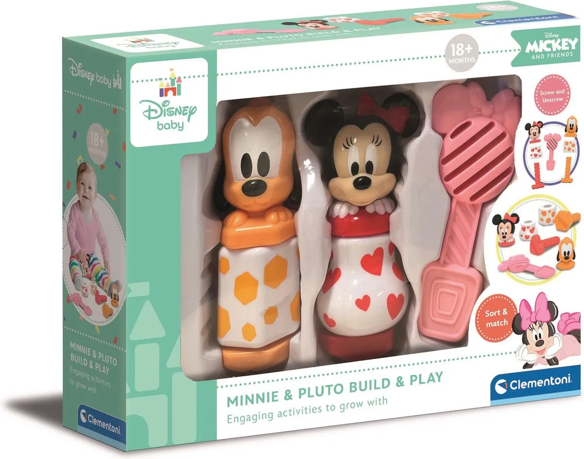 Clementoni Baby Minnie Bouw en Speel
