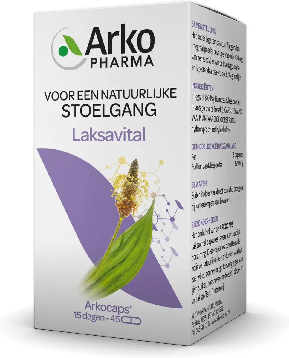 Arkopharma Arkocaps Laksavital 45 Capsules