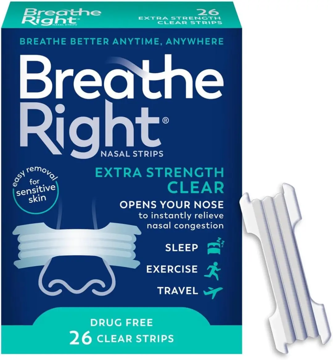 Breathe Right Extra Sterke Clear Neusstrips