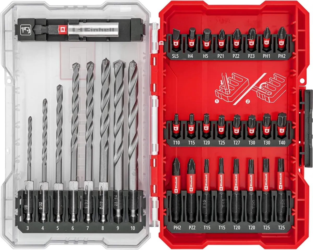 Einhell 108753 Boor- en bitassortiment 33-delig - Steen/Beton/Metselwerk