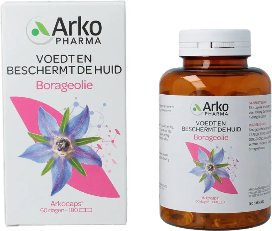 Arkopharma Borage Olie 180 Capsules