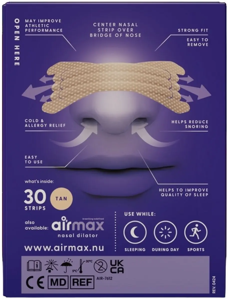 Airmax Nasal Strips - 30 Stuks