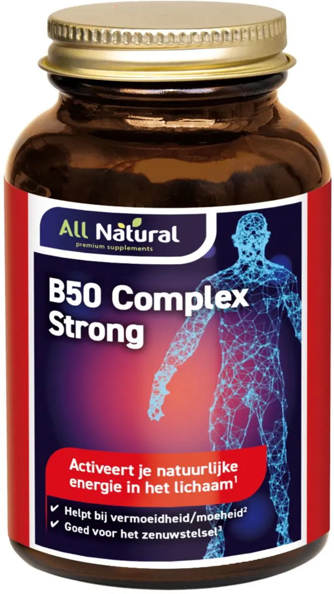 All Natural Vitamine B50 Complex 60 Capsules