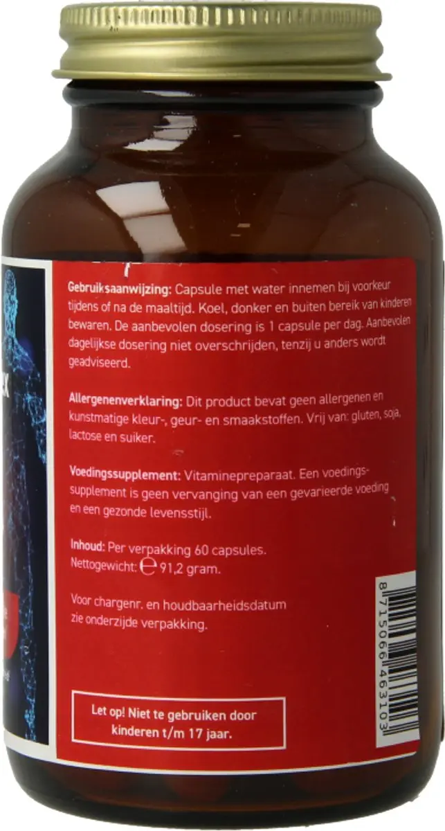 All Natural Vitamine B50 Complex 60 Capsules