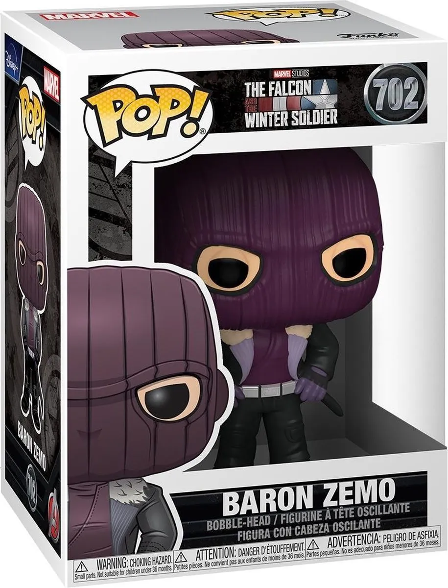 Funko POP! The Falcon & Winter Soldier Baron Zemo 51626 - Paars