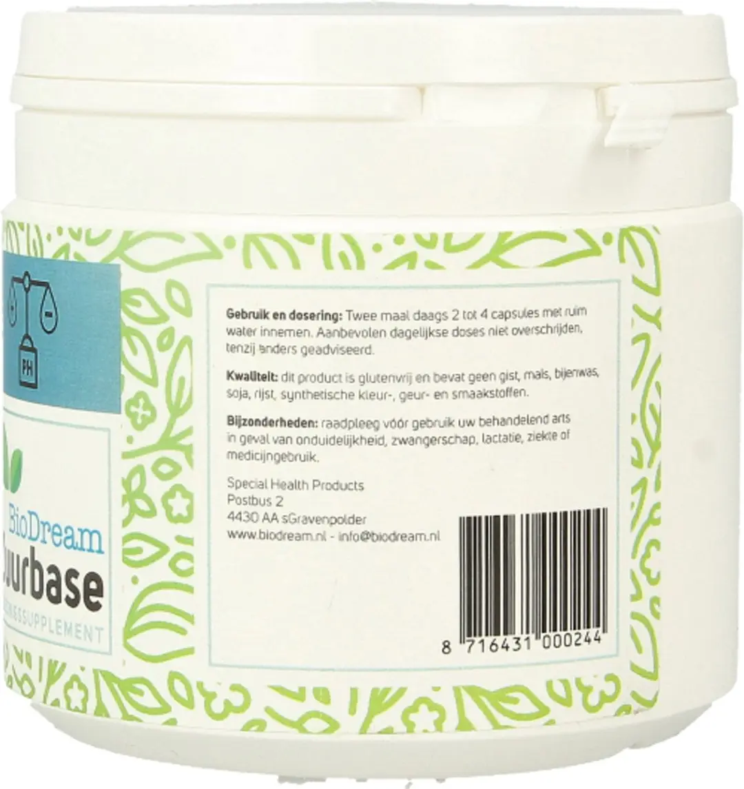 Biodream Zuur Base Balance 250mg