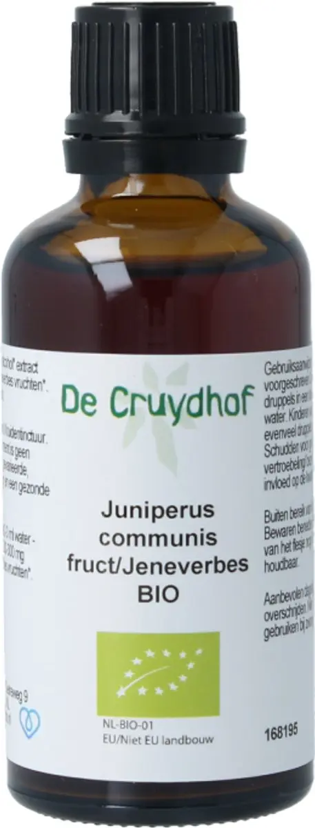 Cruydhof Juniperus communis Jeneverbes Tinctuur Bio 50ml