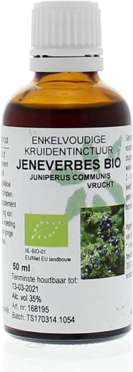 Cruydhof Juniperus communis Jeneverbes Tinctuur Bio 50ml