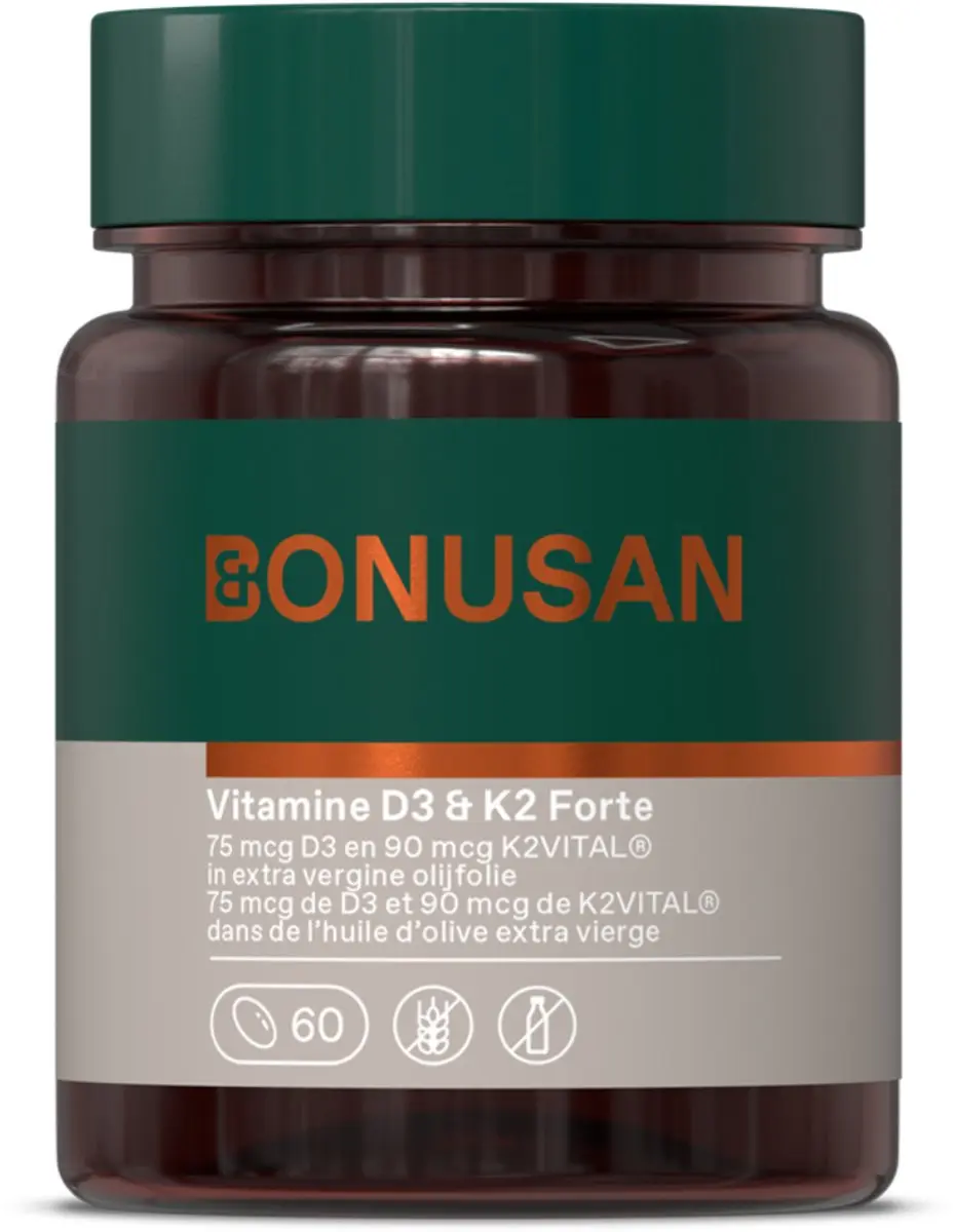 Bonvita Vitamine D3 & K2 Forte Softgels 60 Stuks