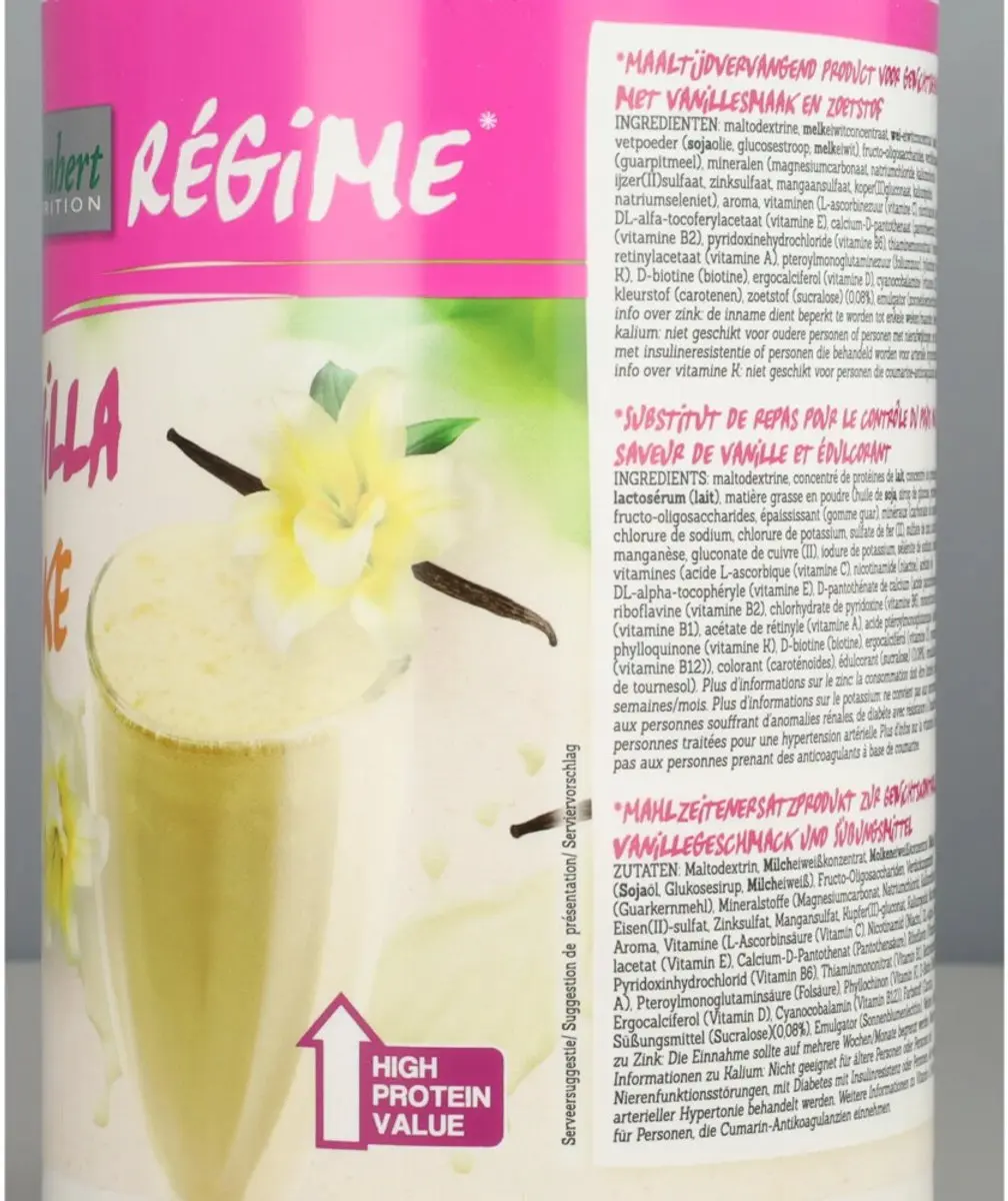 Damhert Maaltijdshake Vanille 520g
