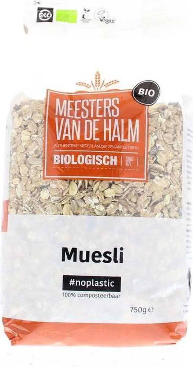 De Halm Muesli Standaard 750g