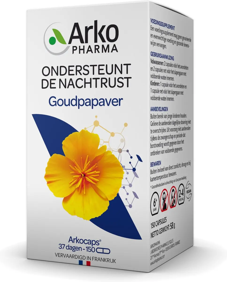 Arkopharma Arkocaps Goudpapaver 150 Capsules