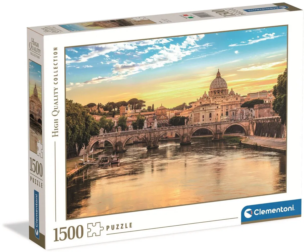 Clementoni Puzzel Uitzicht op Rome 1500 Stukjes