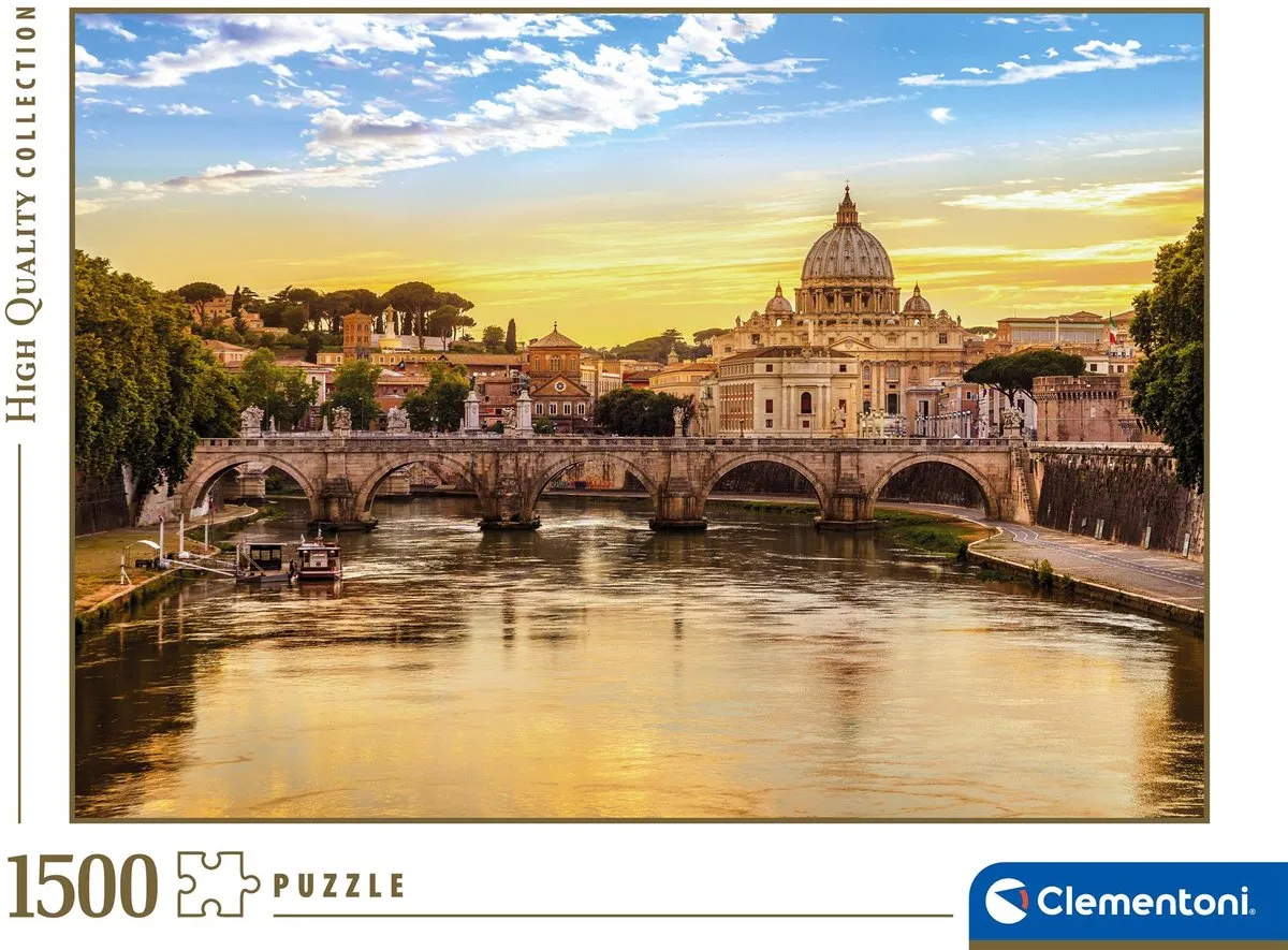 Clementoni Puzzel Uitzicht op Rome 1500 Stukjes - Multi Kleur