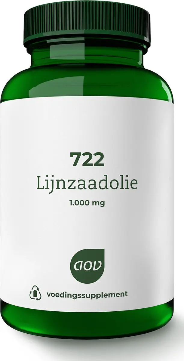 AOV Lijnzaadolie 90 Capsules - 250ml