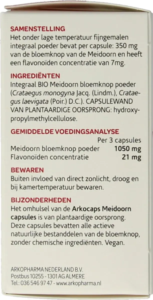 Arkopharma Meidoorn Capsules 45 Stuks