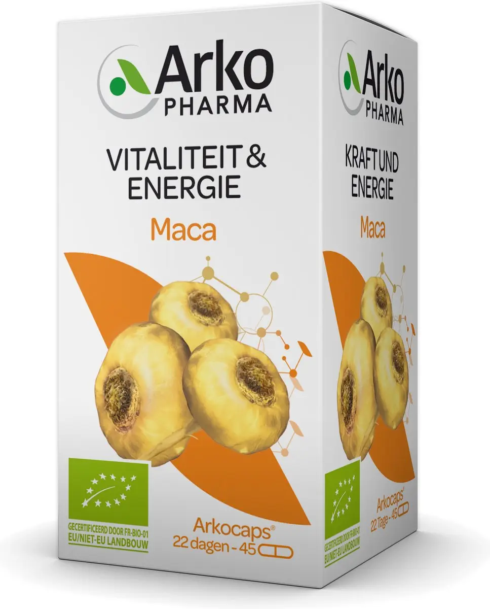 Arkopharma Arkocaps Maca Voedingssupplement 45 capsules