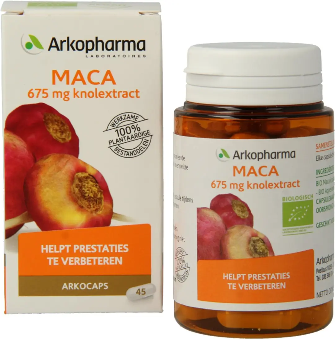 Arkopharma Arkocaps Maca Voedingssupplement 45 capsules