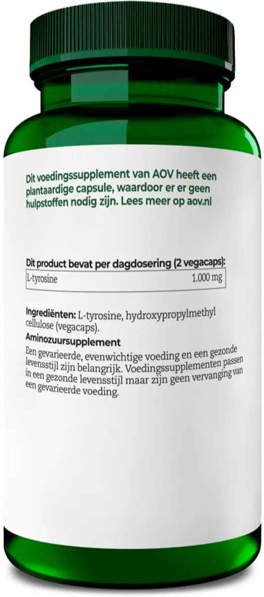 AOV L-Tyrosine 500mg 60 Capsules
