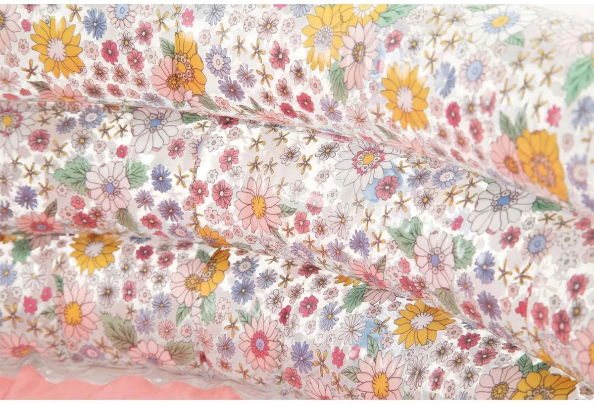 Intex Opblaasbaar Peuterbad Bloemen 86x25cm - Roze