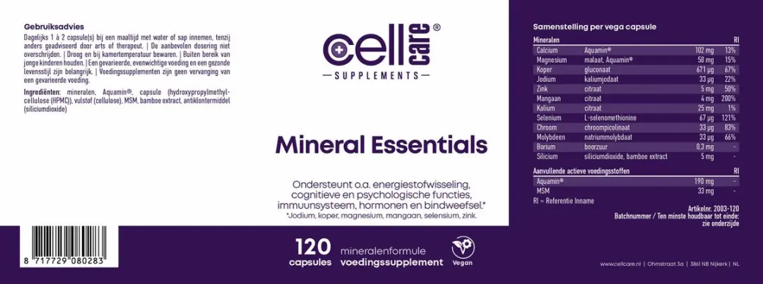 Cellcare Mineral Essentials 120CP
