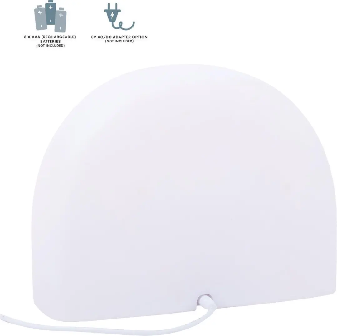 A Little Lovely Company Regenboog Nachtlamp - Wit licht