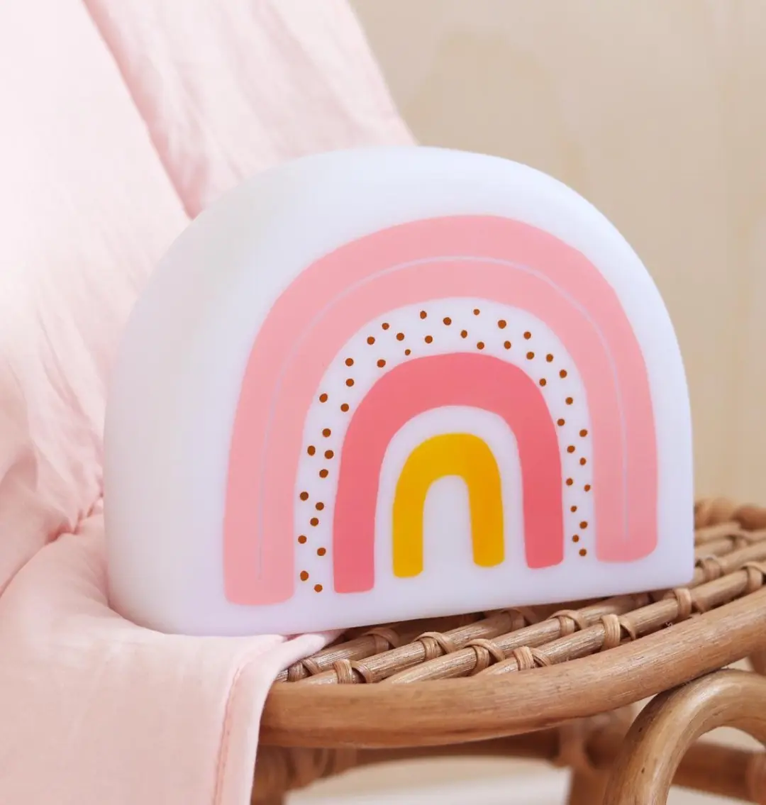 A Little Lovely Company Regenboog Nachtlamp - Wit licht
