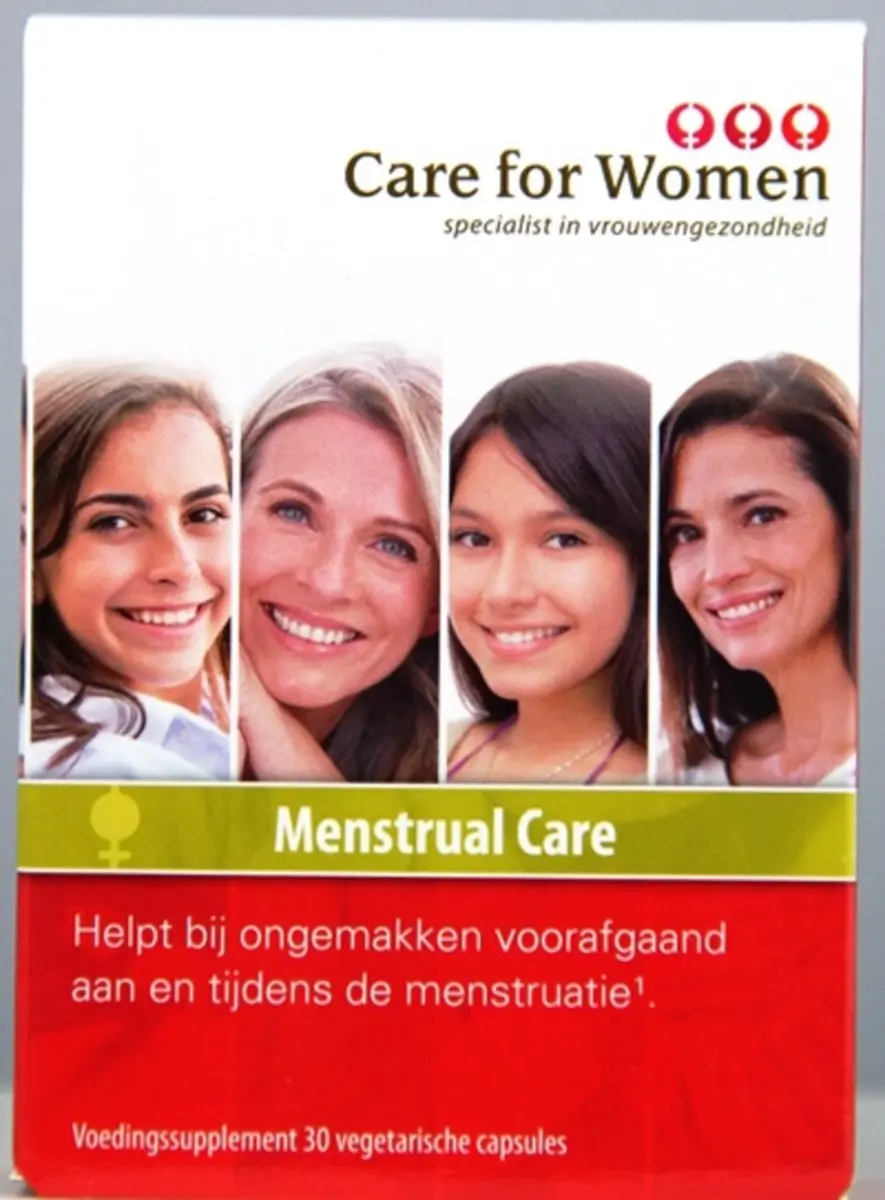 Care For Women Menstrual Care Voedingssupplement 30 Capsules