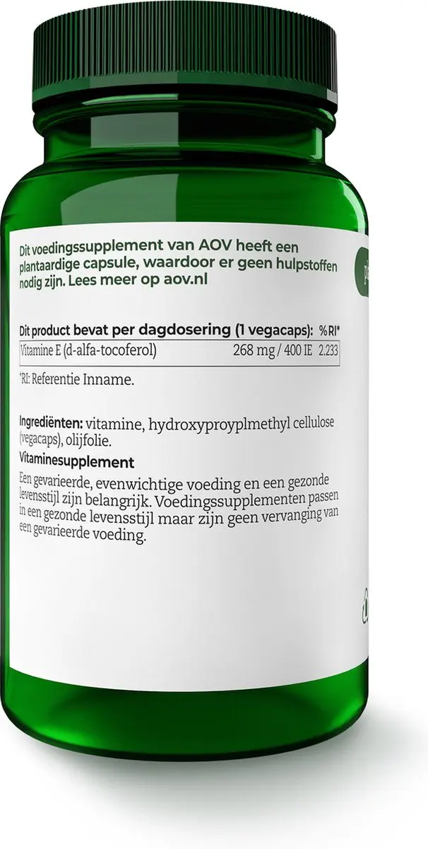 AOV 410 Vitamine E 60 Vegacaps