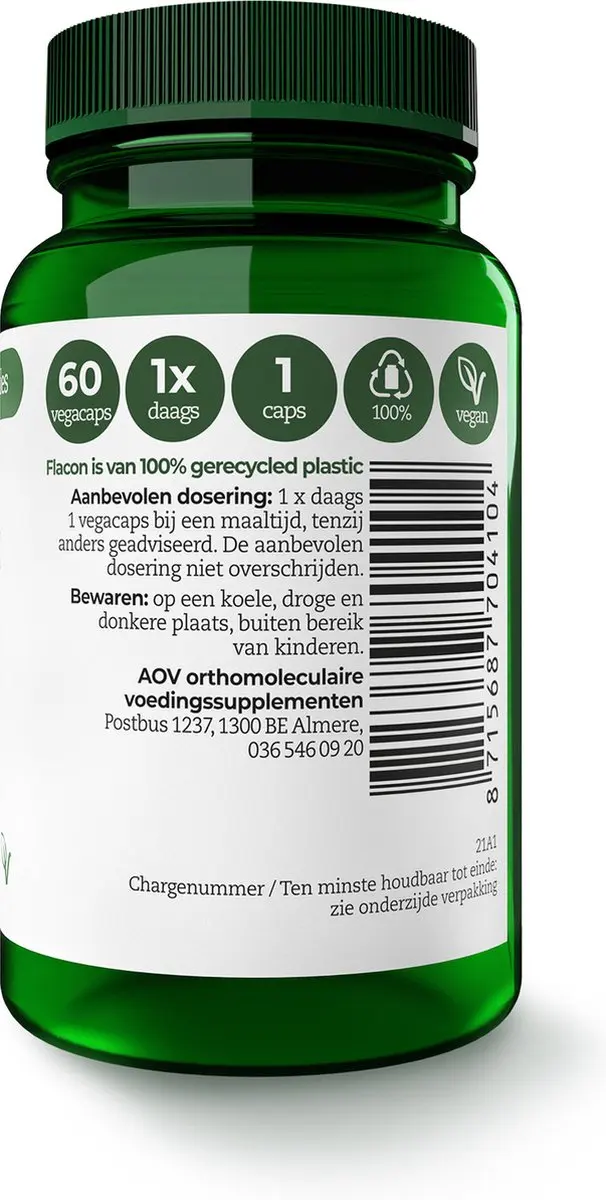 AOV 410 Vitamine E 60 Vegacaps
