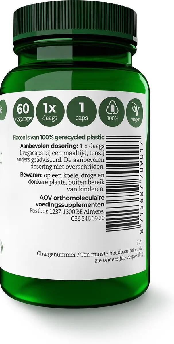 AOV 901 Co-enzym Q10 60 Vegacapsules