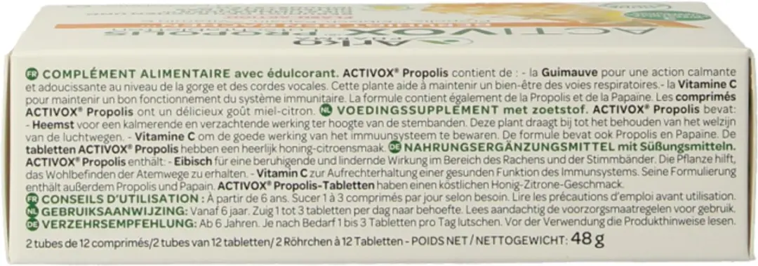 Arkopharma Activox Propolis Lutschtabletten 24 Stuks - Suikervrij