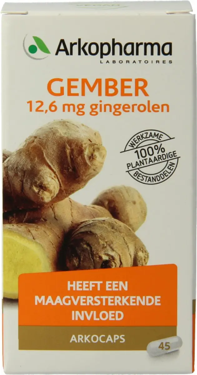 Arkocaps Gember Voedingssupplement 45 Vegicaps