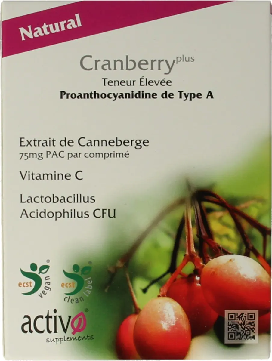Activo Cranberry Plus 60 Tabletten