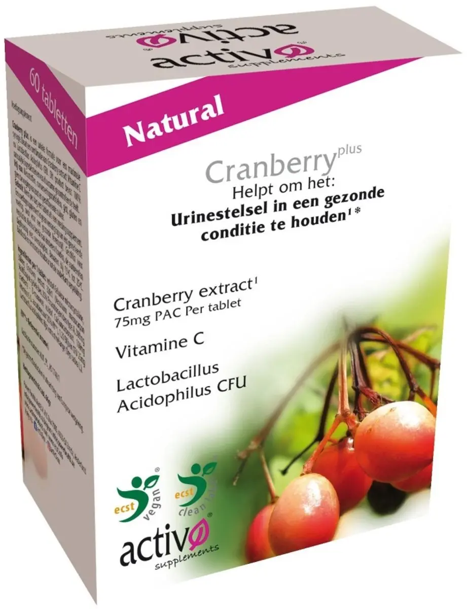 Activo Cranberry Plus 60 Tabletten
