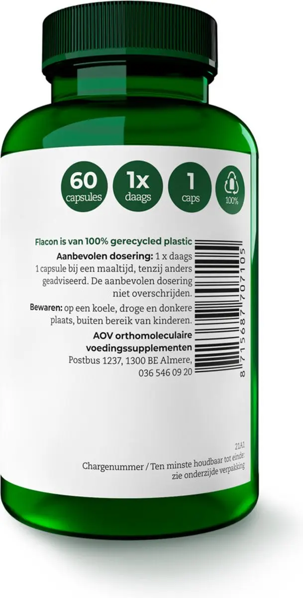 AOV Teunisbloemolie 1000mg - 120 Capsules